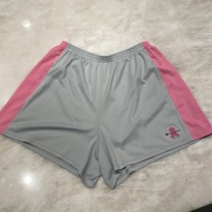 Champion breast cancer awareness running shorts. Size S.